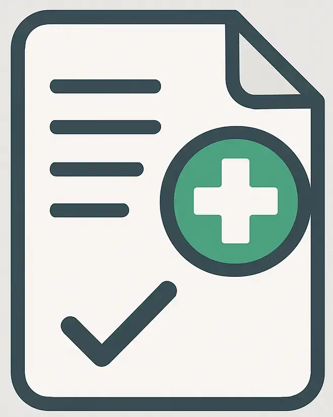 doctors note for work logo